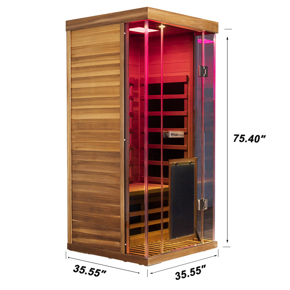SR01 1-Person Red Cedar Sauna
