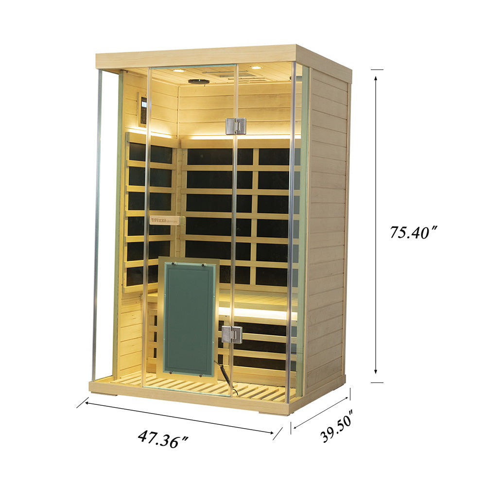 SH02 2-Person Hemlock Sauna