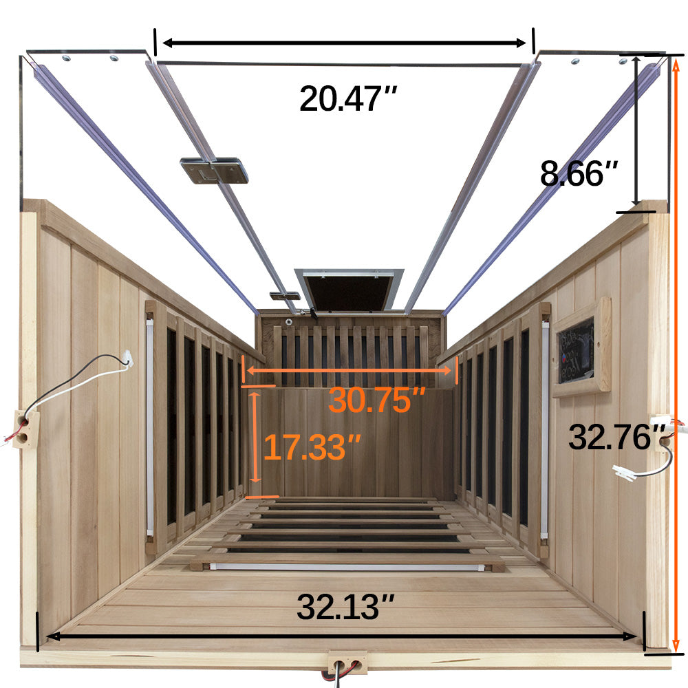 SR01 1-Person Red Cedar Sauna