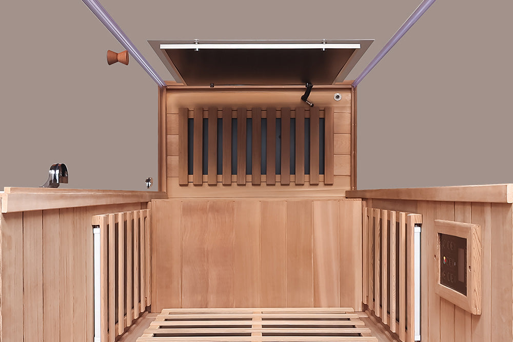 909MRX Mini Red Cedar Sauna