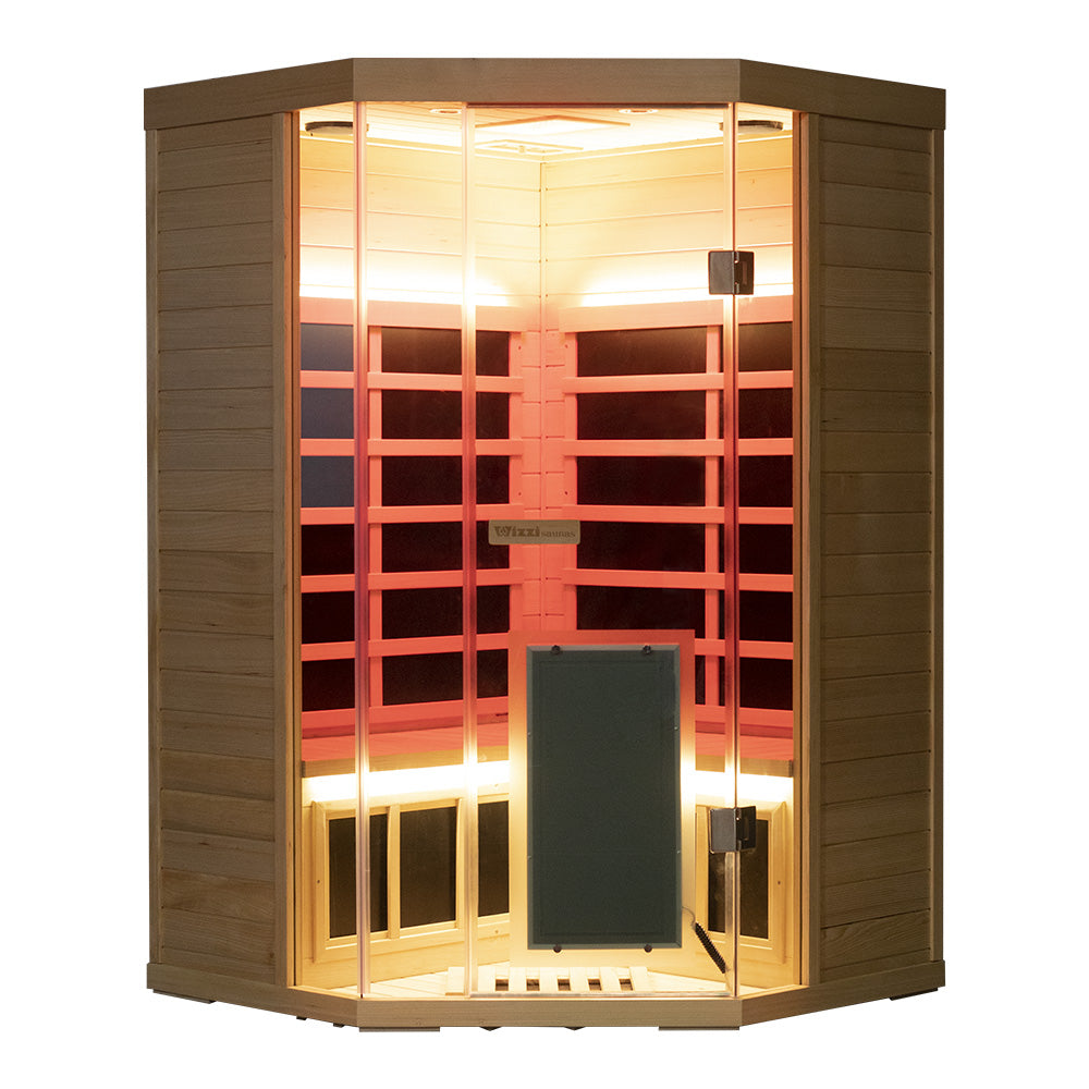 SH07 Corner Hemlock Sauna