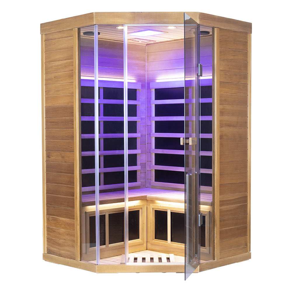 SR07 Corner 2-Person Cedar Sauna