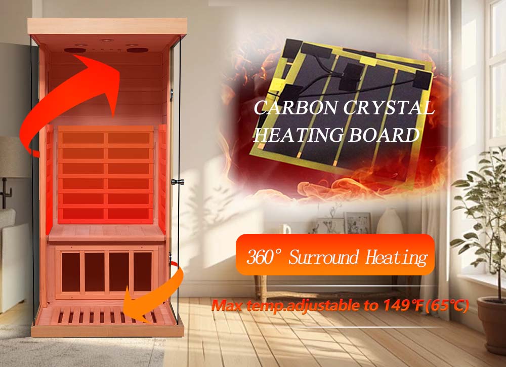 909MRX Mini Red Cedar Sauna
