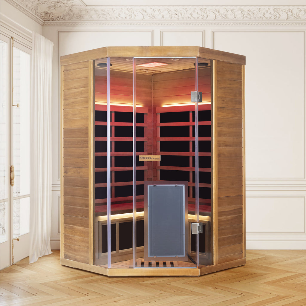 SR07 Corner 2-Person Cedar Sauna