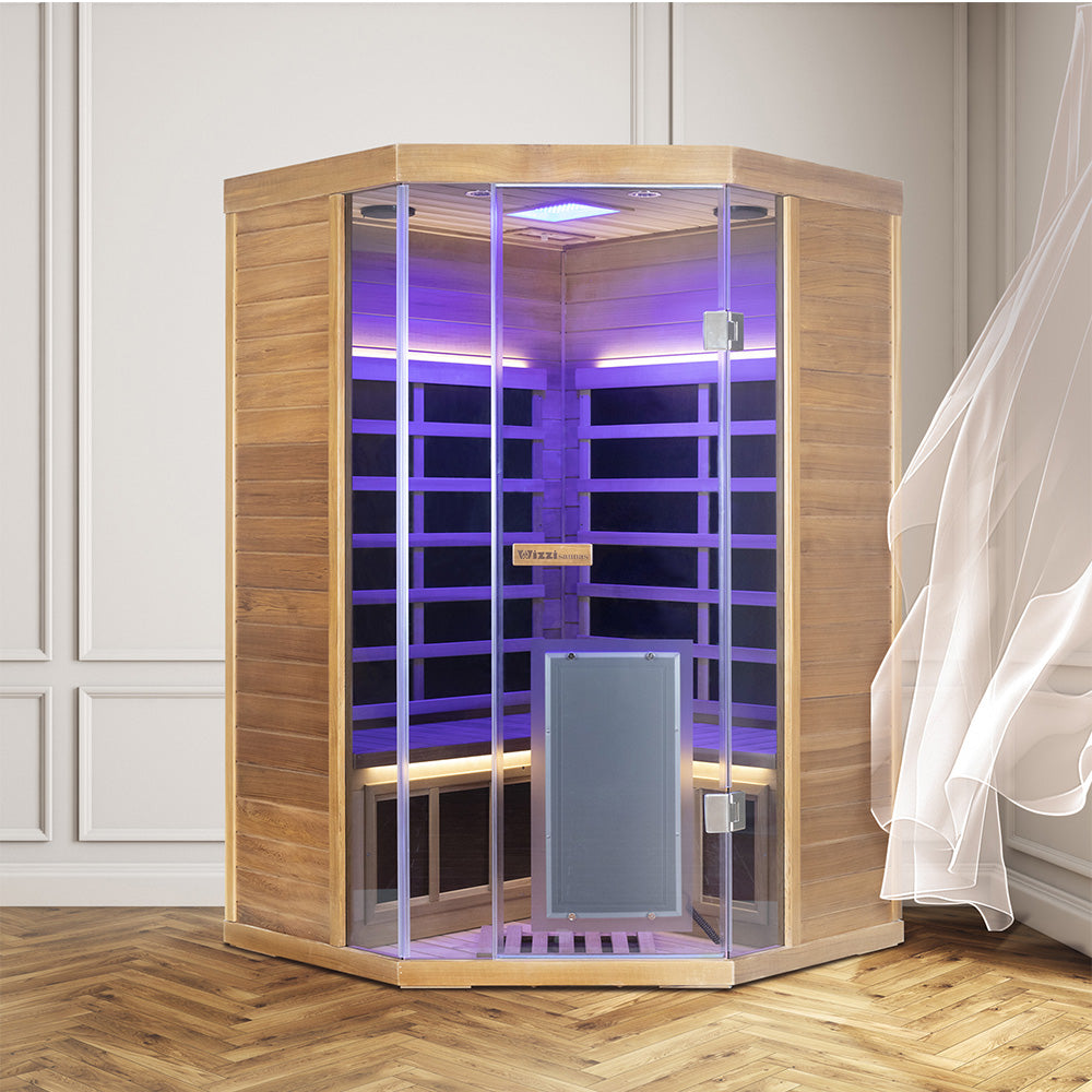 SR07 Corner 2-Person Cedar Sauna