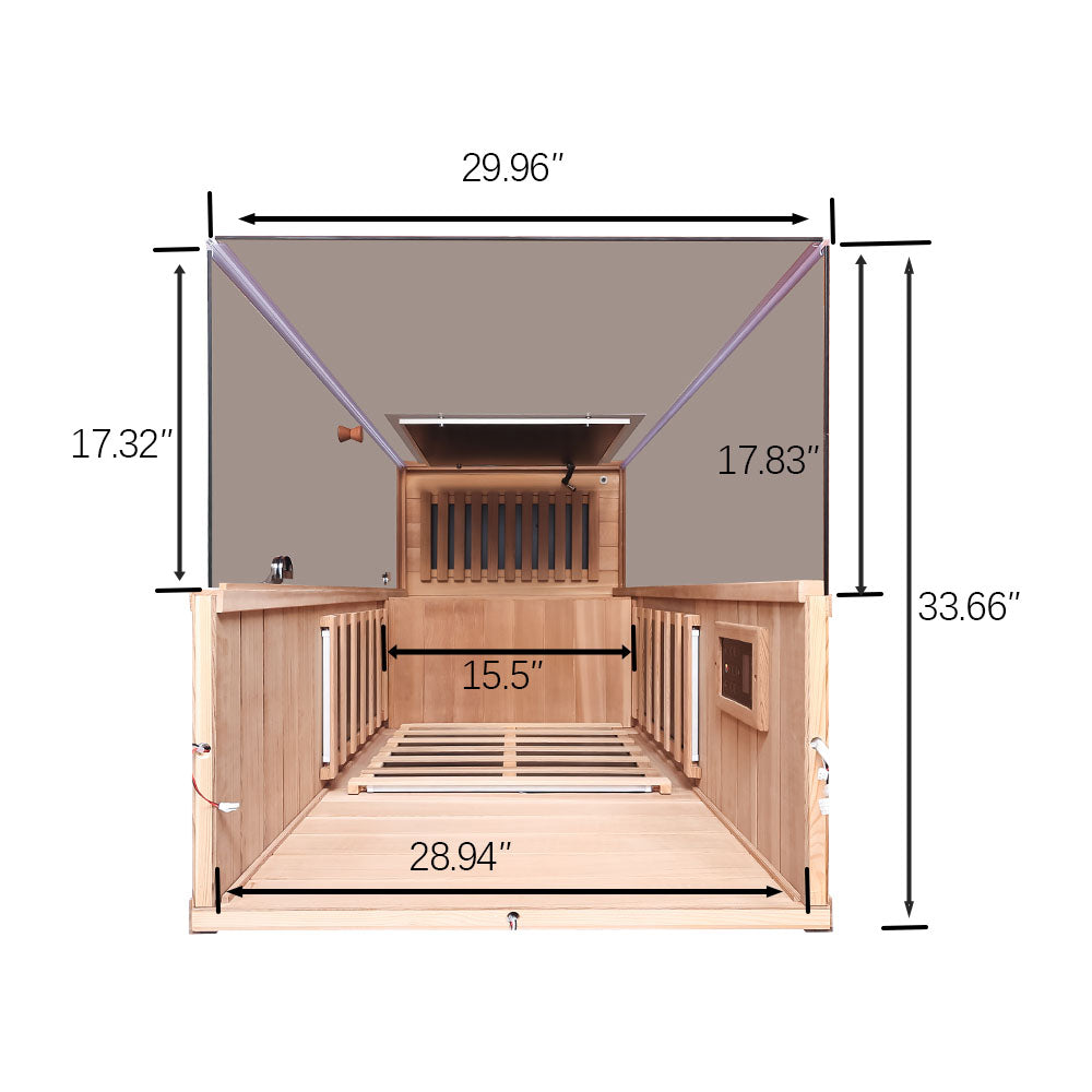 909MRX Mini Red Cedar Sauna