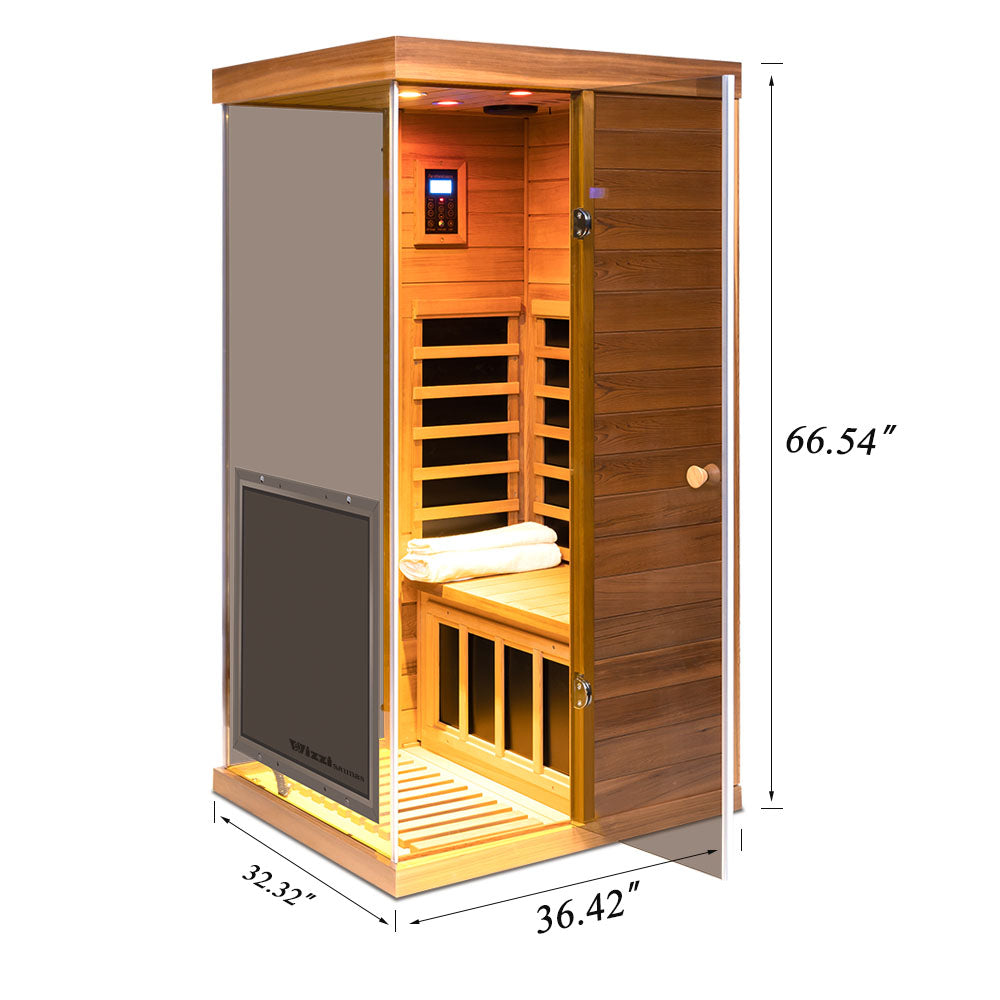 909MRX Mini Red Cedar Sauna