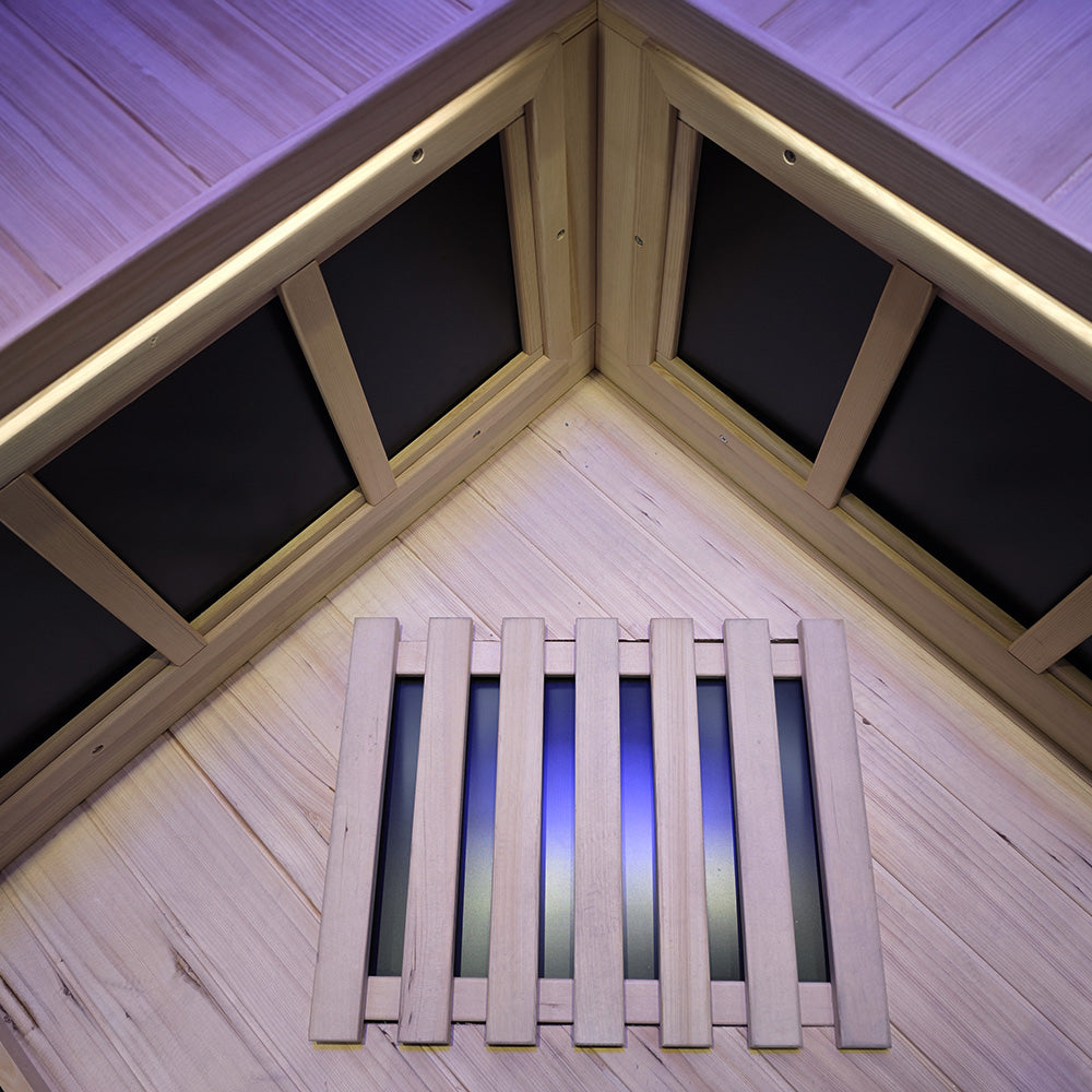 SH07 Corner Hemlock Sauna