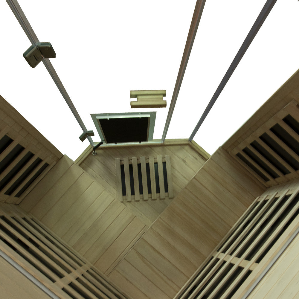 SH07 Corner Hemlock Sauna